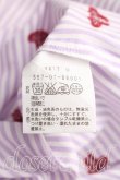 画像4: ヴィヴィアンウエストウッド 中古 / オーブ総柄ストライプシャツ 2（9号相当） 紫  H-26-02-15-038-bl-OD-ZH (4)