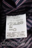 画像4: ヴィヴィアンウエストウッド 中古 / ストライプタイフロントシャツ 2（9号相当） 紺ｘ赤  H-26-02-15-039-bl-OD-ZH (4)