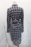 画像2: ANGLOMANIA 中古 / ロゴptタータンチェックワンピース 38（M相当） 灰  H-26-02-15-040-bl-OD-ZH (2)