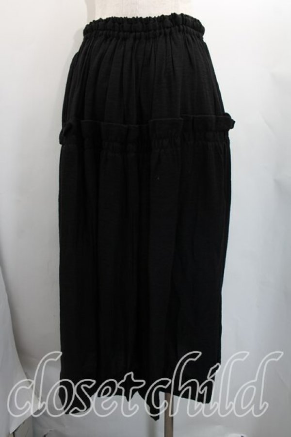 画像2: ヴィヴィアンウエストウッド 中古 / ティアードマキシスカート 00（ワンサイズ） 黒  H-26-02-15-044-sk-OD-ZH (2)