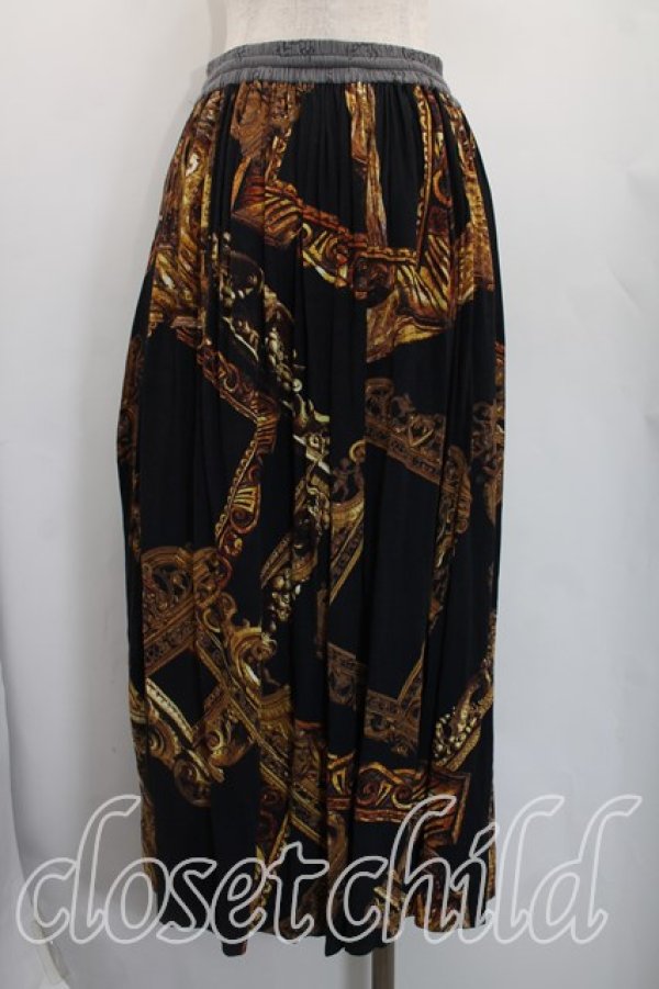 画像2: ヴィヴィアンウエストウッド 中古 / フレームマキシスカート 00（ワンサイズ） 黒  H-26-02-15-045-sk-OD-ZH (2)