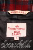 画像3: ヴィヴィアンウエストウッド 中古 / タータンチェックラブジャケット 3（11号相当） 赤  H-26-02-15-005-jc-OD-ZH (3)