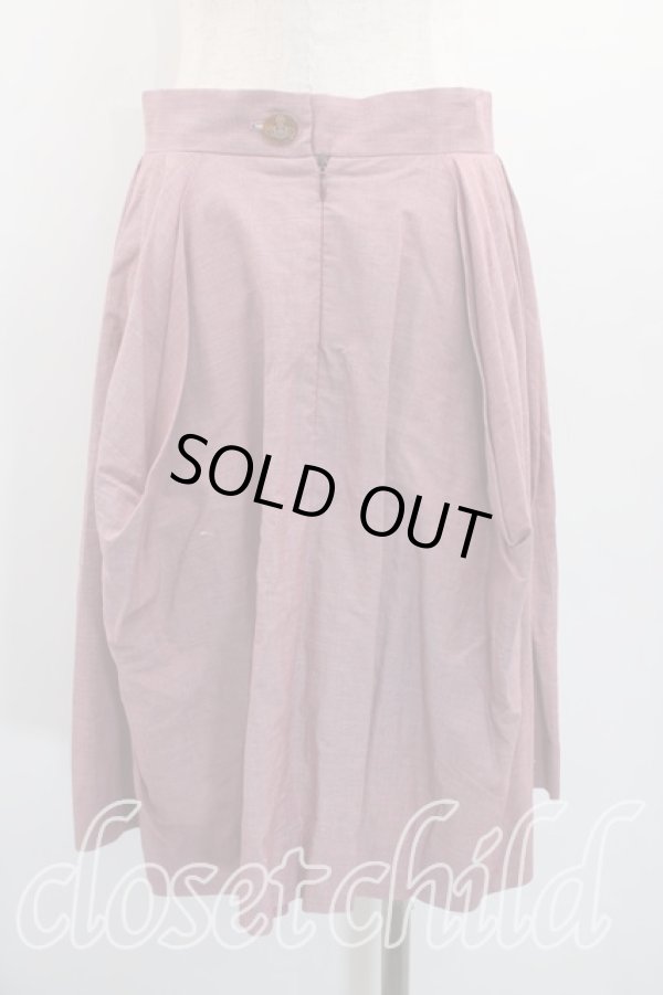 画像2: ヴィヴィアンウエストウッド 中古 / プリーツスカート 2（9号相当） 赤  H-26-02-15-046-sk-OD-ZH (2)