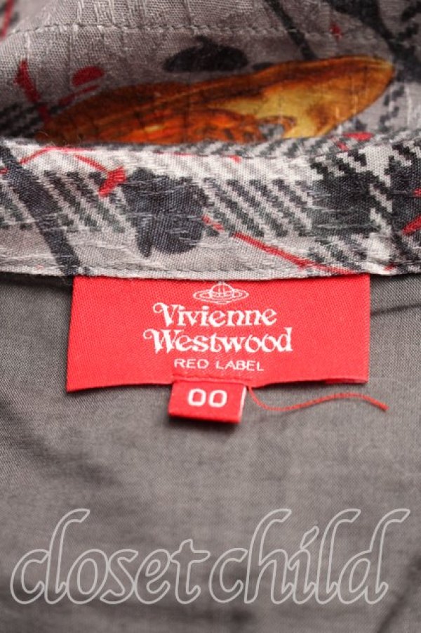 画像3: ヴィヴィアンウエストウッド 中古 / タータン3DORBアシンメトリースカート 00（ワンサイズ） 灰  H-26-02-15-047-sk-OD-ZH (3)