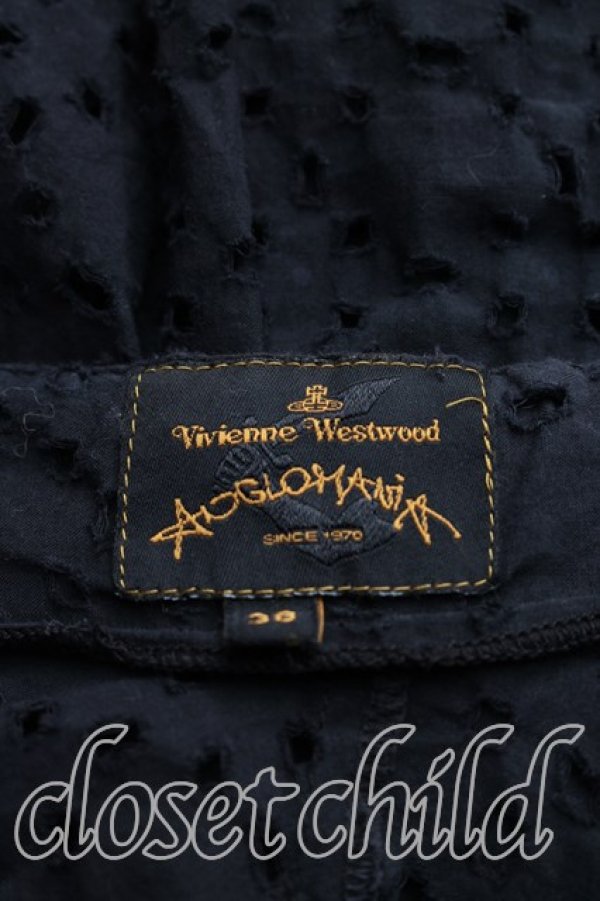 画像3: ANGLOMANIA 中古 / カット＆スラッシュロングスカート 38（M相当） 黒  H-26-02-15-049-sk-OD-ZH (3)