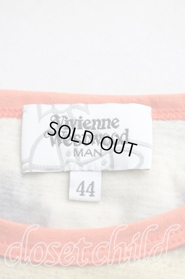 画像3: ヴィヴィアンウエストウッド 中古 / LET IT ROCKレオパードTシャツ 44（メンズS相当） 黄色  H-26-02-15-052-ts-OD-ZH (3)