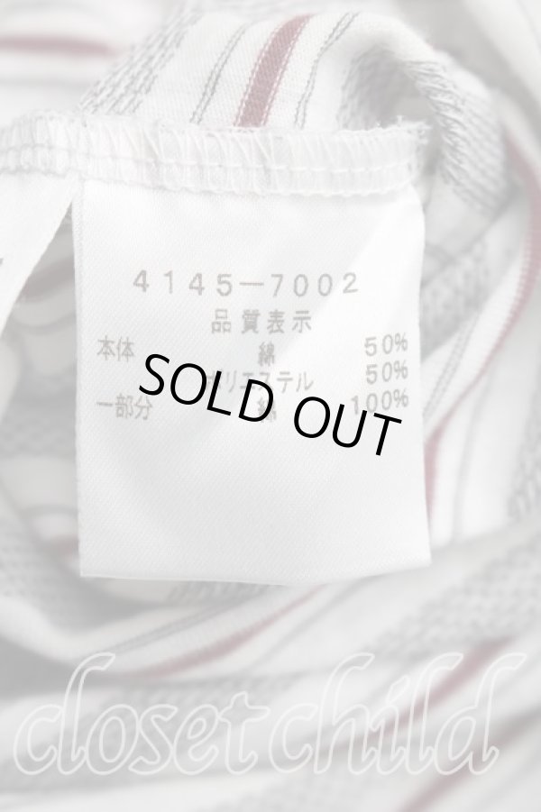 画像4: ヴィヴィアンウエストウッド MAN 中古 / ボーダーポロカットソー 44（メンズS相当） 青  H-26-02-15-053-to-OD-ZH (4)