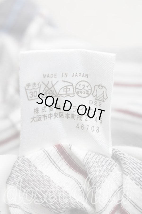 画像5: ヴィヴィアンウエストウッド MAN 中古 / ボーダーポロカットソー 44（メンズS相当） 青  H-26-02-15-053-to-OD-ZH (5)