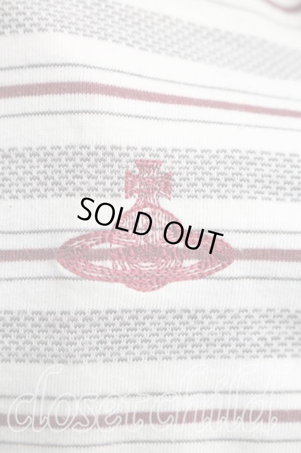 画像6: ヴィヴィアンウエストウッド MAN 中古 / ボーダーポロカットソー 44（メンズS相当） 青  H-26-02-15-053-to-OD-ZH (6)