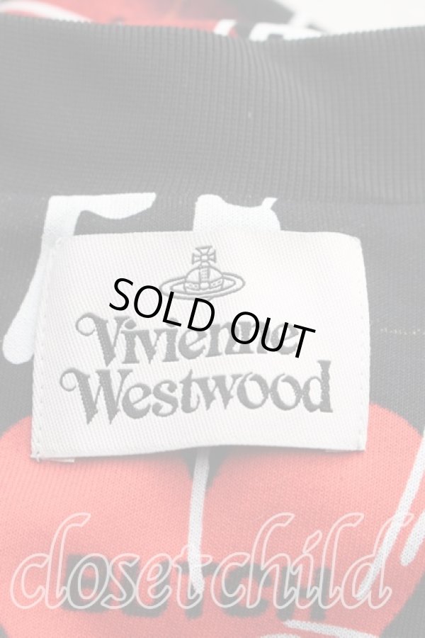 画像3: ヴィヴィアンウエストウッド 中古 / MEANINGLESS　STRIPPEDトラックジャケット M 黒  H-26-02-15-001-jc-OD-ZH (3)