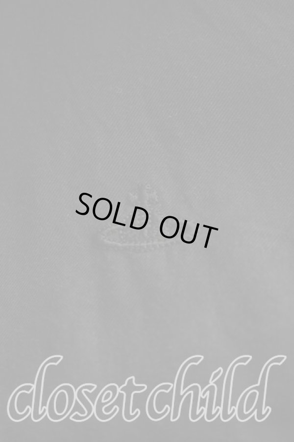 画像6: ヴィヴィアンウエストウッド 中古 / 単色オーブ刺繍ドルマンカットソー 2（9号相当） 黒  H-26-02-15-060-to-OD-ZH (6)