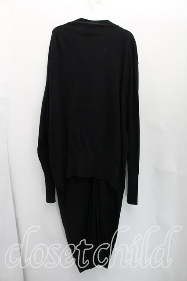 画像2: ヴィヴィアンウエストウッド MAN 中古 / オーブ刺繍ロングカーディガン 50（メンズXL相当） 黒  H-26-02-15-061-to-OD-ZH (2)