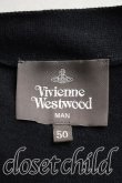 画像3: ヴィヴィアンウエストウッド MAN 中古 / オーブ刺繍ロングカーディガン 50（メンズXL相当） 黒  H-26-02-15-061-to-OD-ZH (3)