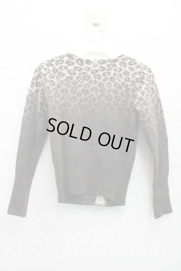 画像2: ヴィヴィアンウエストウッド 中古 / レオパード柄カーディガン 1（7号相当） 茶  H-26-02-15-062-to-OD-ZH (2)