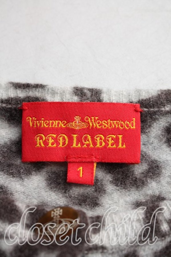 画像3: ヴィヴィアンウエストウッド 中古 / レオパード柄カーディガン 1（7号相当） 茶  H-26-02-15-062-to-OD-ZH (3)