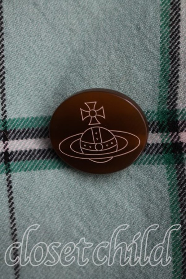 画像6: ヴィヴィアンウエストウッド 中古 / タータンチェックジャケット 02（9号相当) 緑  H-26-02-15-006-jc-OD-ZH (6)