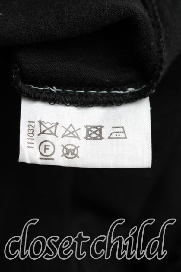 画像4: ヴィヴィアンウエストウッド 中古 / ラインオーブ刺繍メッシュカットソー 02（9号相当） 黒  H-26-02-15-064-to-OD-ZH (4)