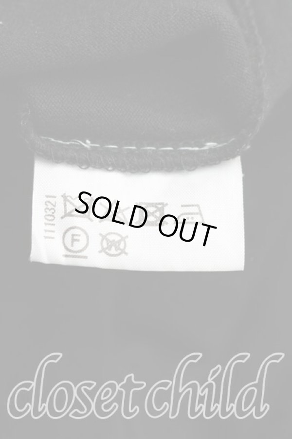 画像4: ヴィヴィアンウエストウッド 中古 / ラインオーブ刺繍メッシュカットソー 02（9号相当） 黒  H-26-02-15-064-to-OD-ZH (4)