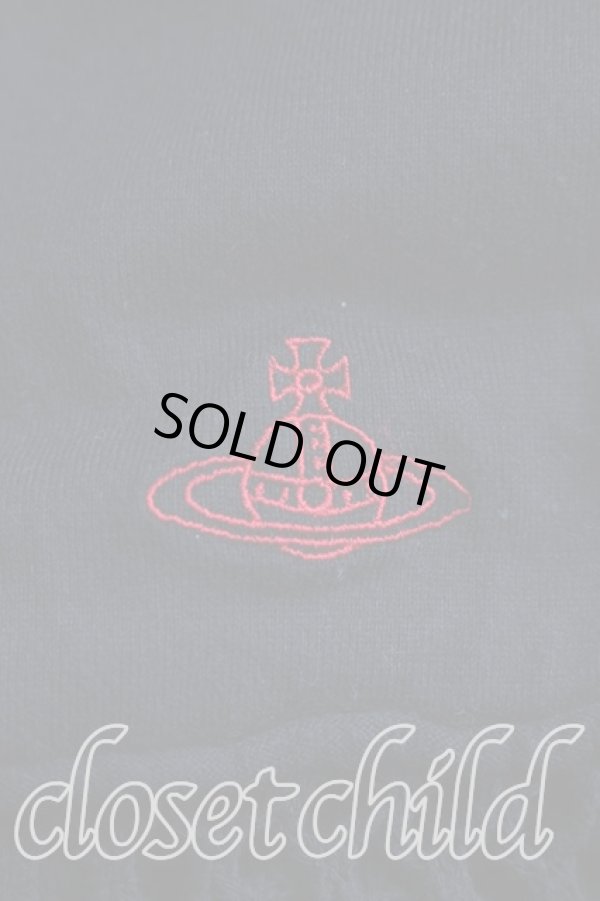 画像6: ヴィヴィアンウエストウッド 中古 / ラインオーブ刺繍メッシュカットソー 02（9号相当） 黒  H-26-02-15-064-to-OD-ZH (6)