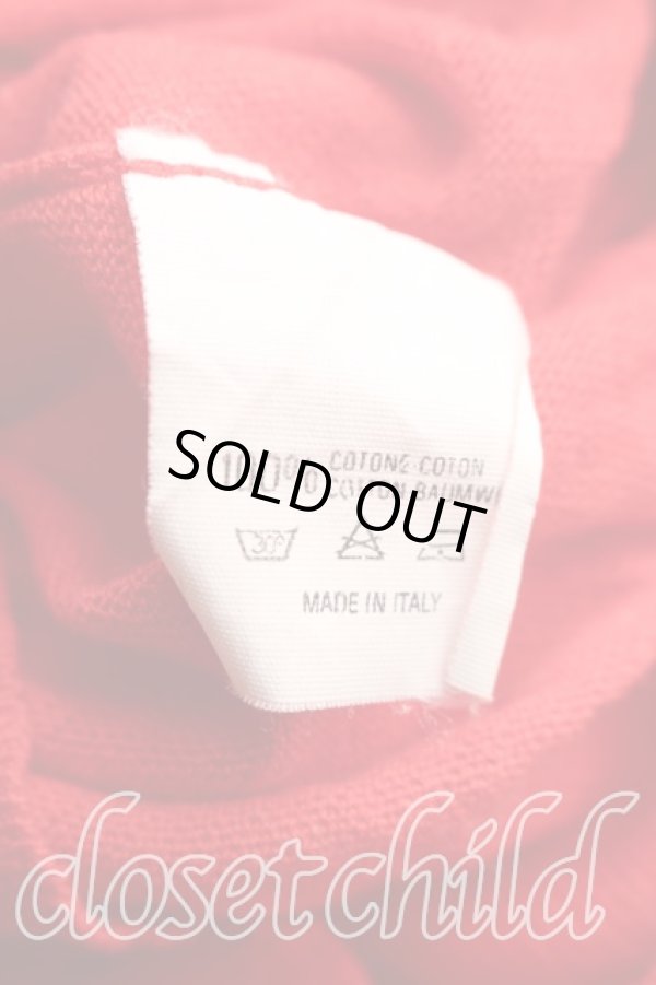 画像4: ヴィヴィアンウエストウッド 中古 / カラーオーブ刺繍サマーニット S 赤  H-26-02-15-067-to-OD-ZH (4)