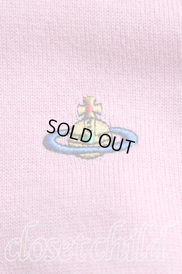 画像6: ヴィヴィアンウエストウッド 中古 / カラーオーブ刺繍カーディガン S ピンク  H-26-02-15-072-to-OD-ZH (6)