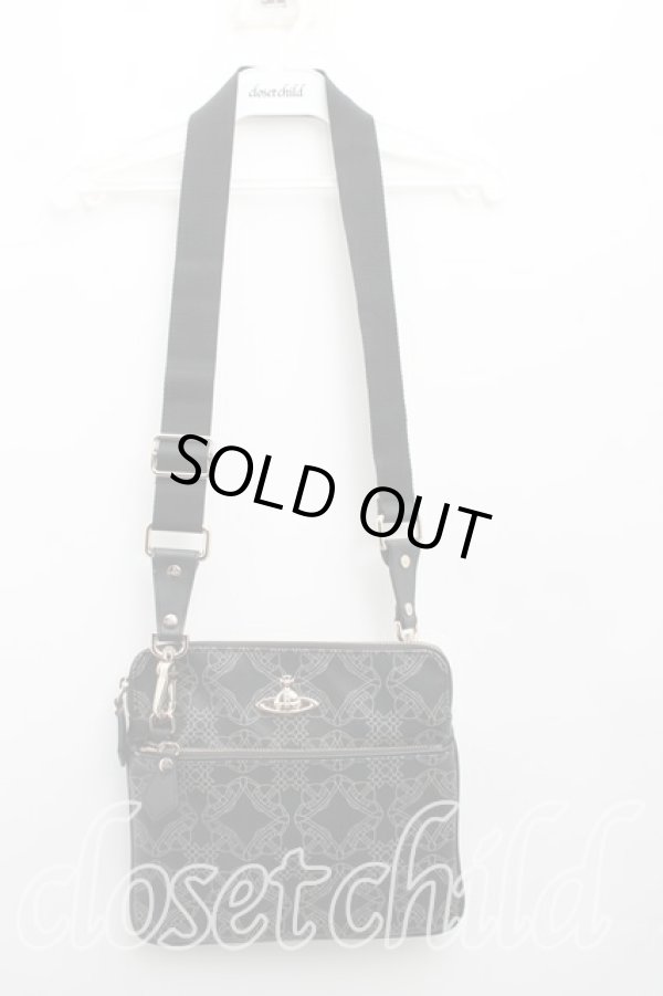 画像3: ヴィヴィアンウエストウッド 中古 / ロゴマニアショルダーバッグ  黒  H-26-02-15-074-ba-OD-ZH (3)