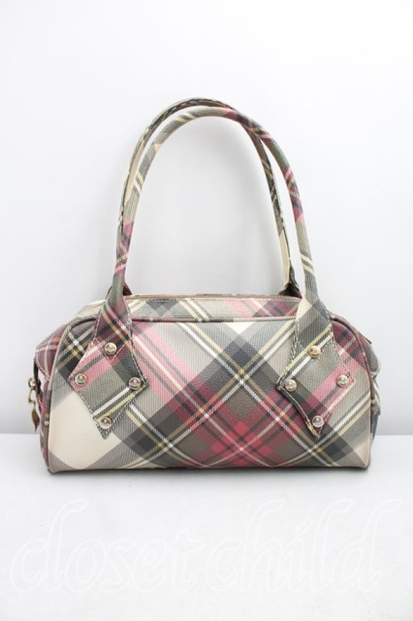 画像2: ヴィヴィアンウエストウッド 中古 / ダービーハンドバッグ  エキシビジョン  H-26-02-15-075-ba-OD-ZH (2)