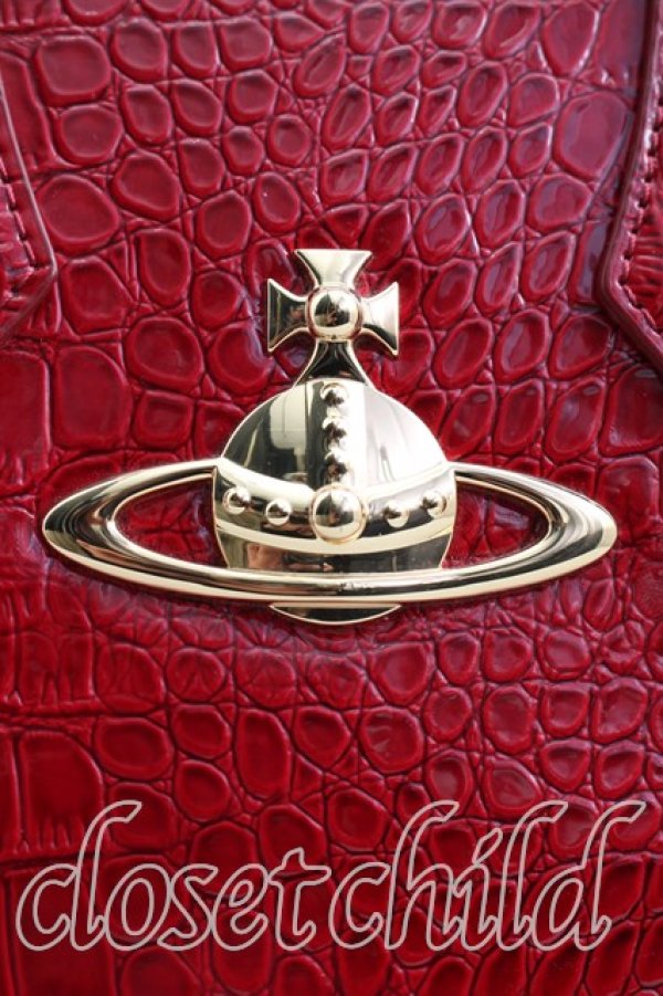 画像6: ヴィヴィアンウエストウッド 中古 / チャンスリーヤスミンバッグ  赤  H-26-02-15-076-ba-OD-ZH (6)