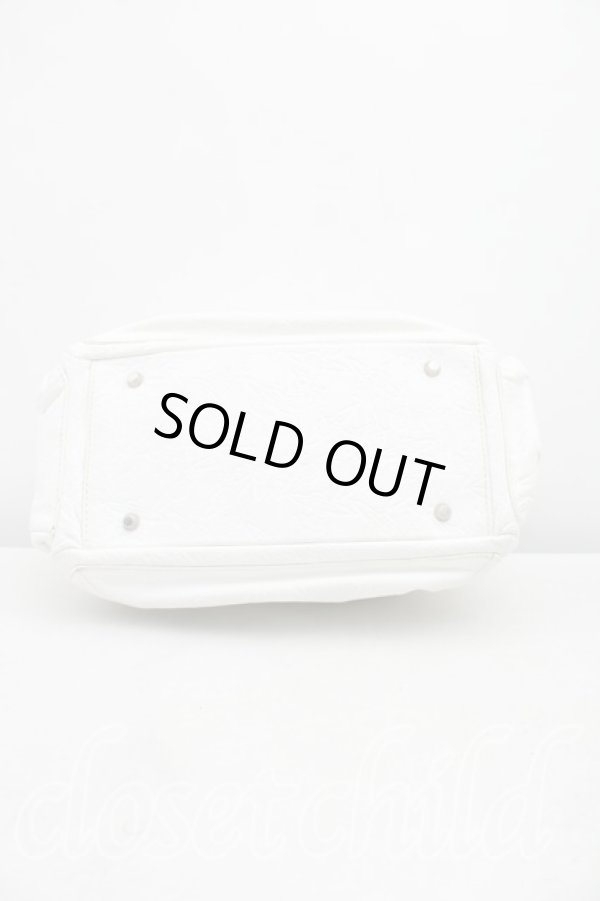 画像3: ヴィヴィアンウエストウッド 中古 / グラフティオーブハンドバッグ  白  H-26-02-15-078-ba-OD-ZH (3)