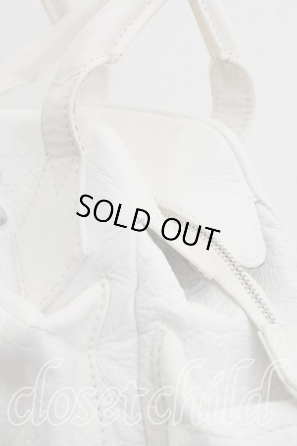 画像7: ヴィヴィアンウエストウッド 中古 / グラフティオーブハンドバッグ  白  H-26-02-15-078-ba-OD-ZH (7)