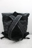 画像2: ヴィヴィアンウエストウッド 中古 / モノグラムPリュックサック  ブラック  H-26-02-15-082-ba-IG-ZH (2)