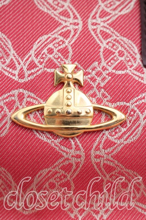 画像6: ヴィヴィアンウエストウッド 中古 / ロゴマニアハンドバッグ  ピンク  H-26-02-15-083-ba-OD-ZH (6)