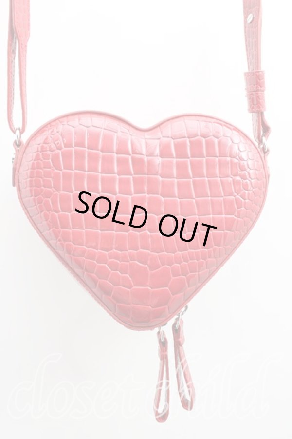 画像2: ヴィヴィアンウエストウッド 中古 / ハートクロスボディバッグ  赤  H-26-02-15-084-ba-OD-ZH (2)