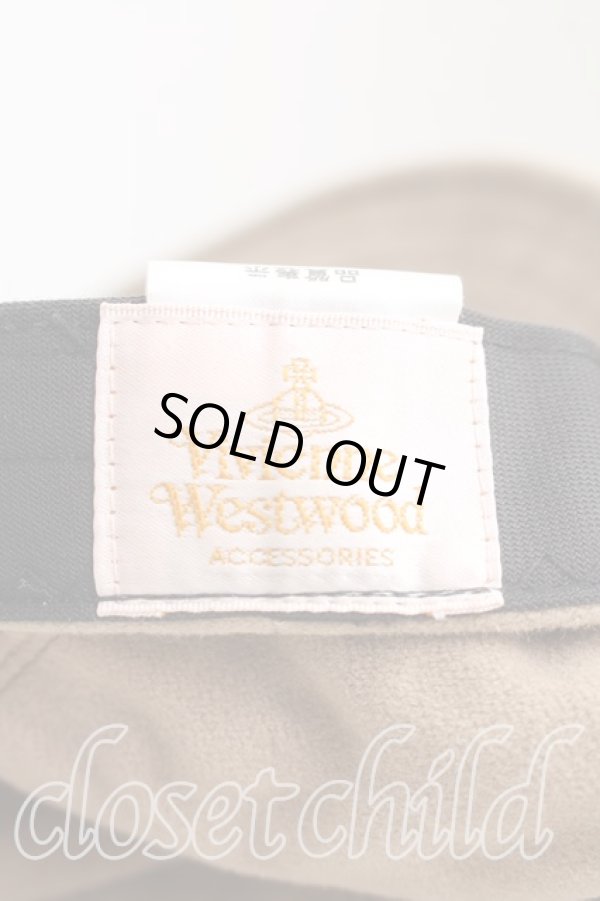 画像4: ヴィヴィアンウエストウッド 中古 / グラフティオーブキャスケット  茶  H-26-02-15-086-ha-OD-ZH (4)