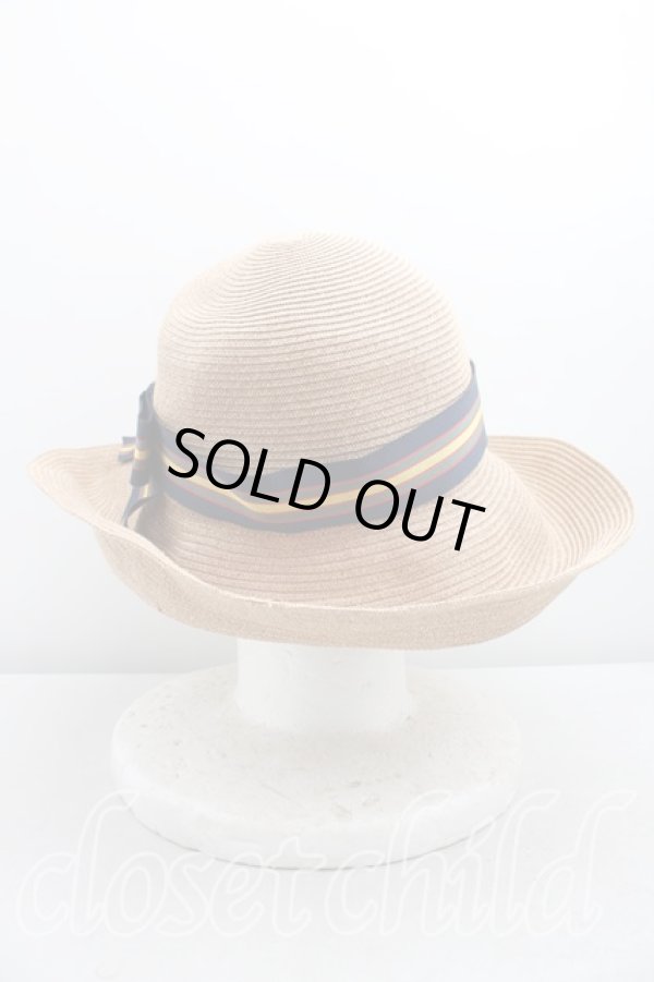 画像3: ヴィヴィアンウエストウッド 中古 / ブレードタータンリボンダウンハット  ナチュラル  H-26-02-15-087-ha-OD-ZH (3)