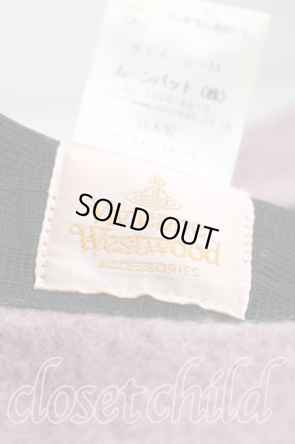画像3: ヴィヴィアンウエストウッド 中古 / グラフティオーブ刺繍ベレー  ピンク  H-26-02-15-089-ha-OD-ZH (3)
