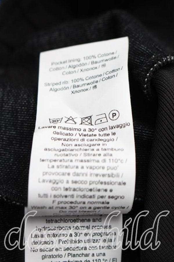 画像5: ヴィヴィアンウエストウッド 中古 / MEANINGLESS　STRIPPEDトラックジャケット M 黒  H-26-02-15-001-jc-OD-ZH (5)