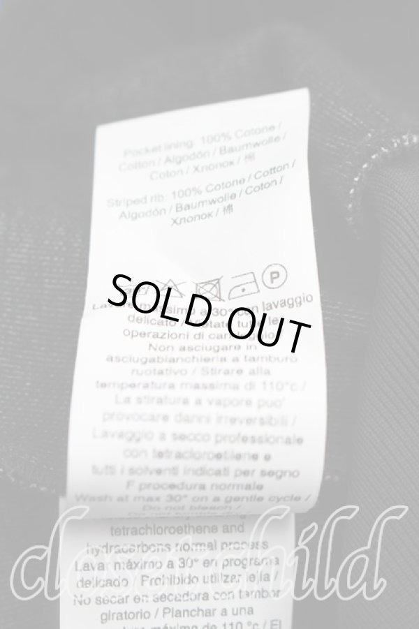 画像5: ヴィヴィアンウエストウッド 中古 / MEANINGLESS　STRIPPEDトラックジャケット M 黒  H-26-02-15-001-jc-OD-ZH (5)