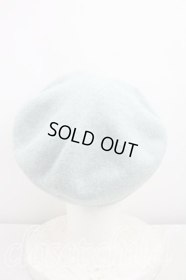 画像3: ヴィヴィアンウエストウッド 中古 / グラフティオーブ刺繍ベレー  青  H-26-02-15-090-ha-OD-ZH (3)