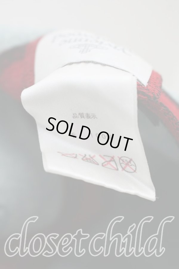 画像5: ヴィヴィアンウエストウッド 中古 / グラフティオーブ刺繍ベレー  青  H-26-02-15-090-ha-OD-ZH (5)