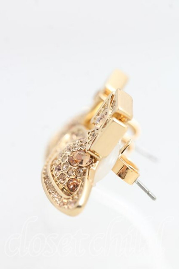 画像2: ヴィヴィアンウエストウッド 中古 / バスレリーフピアス  ゴールド  H-26-02-15-094-er-OD-ZH (2)