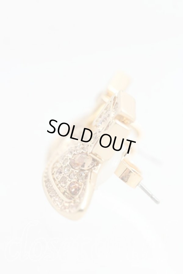 画像2: ヴィヴィアンウエストウッド 中古 / バスレリーフピアス  ゴールド  H-26-02-15-094-er-OD-ZH (2)