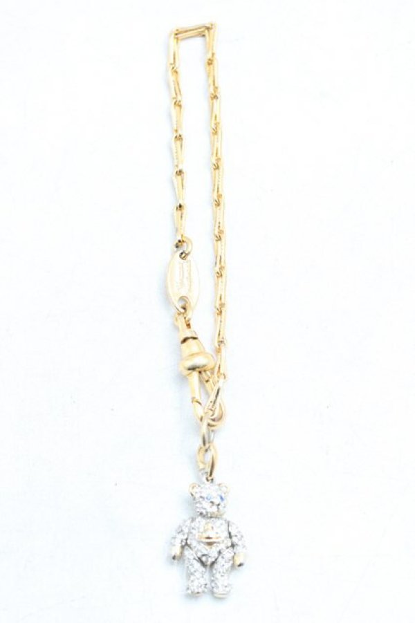 画像3: ヴィヴィアンウエストウッド 中古 / リトルテディブレスレット  ゴールド  H-26-02-15-097-ac-OD-ZH (3)