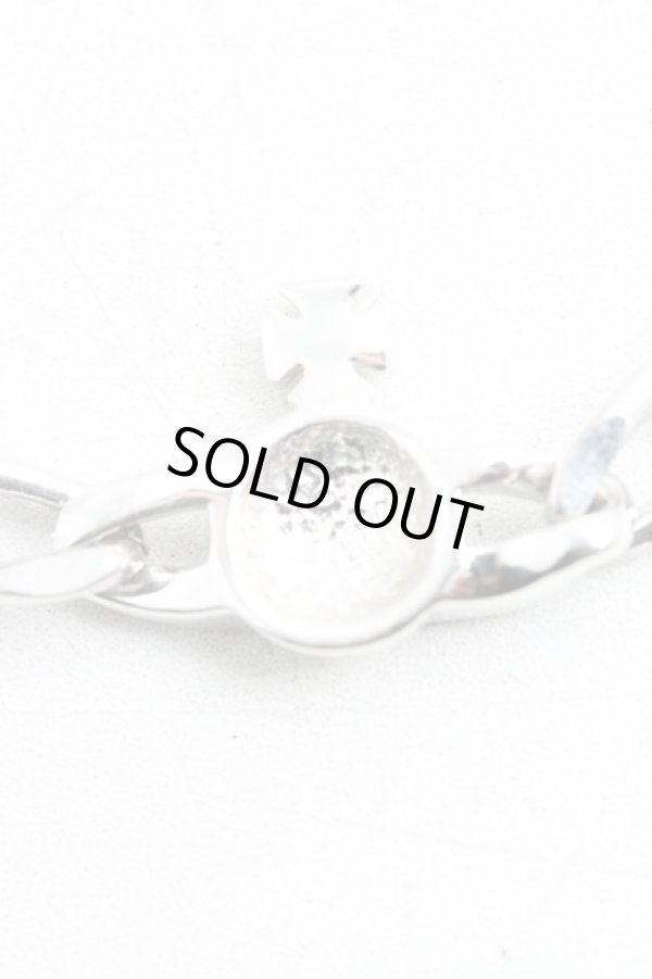 画像2: ヴィヴィアンウエストウッド 中古 / エナメルオーブブレスレット  シルバー  H-26-02-15-098-ac-OD-ZH (2)