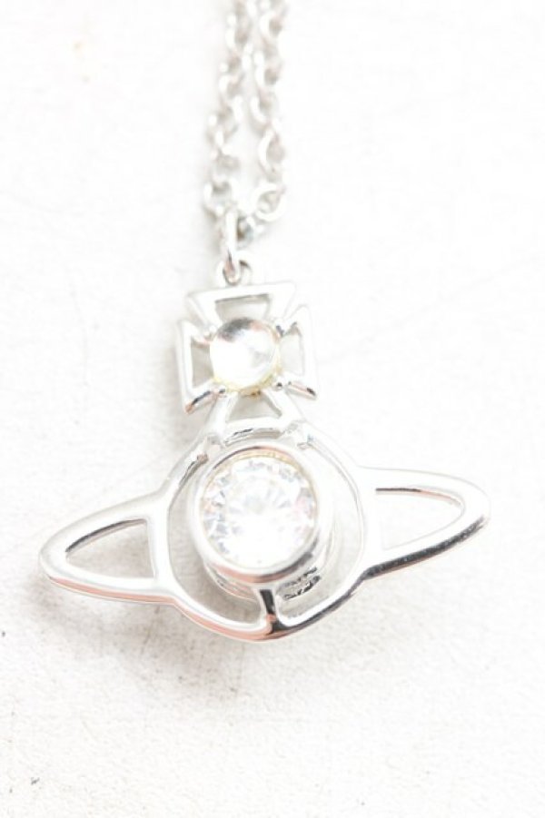 画像2: ヴィヴィアンウエストウッド 中古 / NORAネックレス  シルバー  H-26-02-15-102-nl-OD-ZH (2)