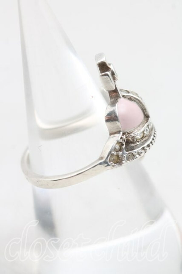 画像3: ヴィヴィアンウエストウッド 中古 / ディアマンテハートリング M(14号相当） シルバー  H-26-02-15-107-rg-OD-ZH (3)