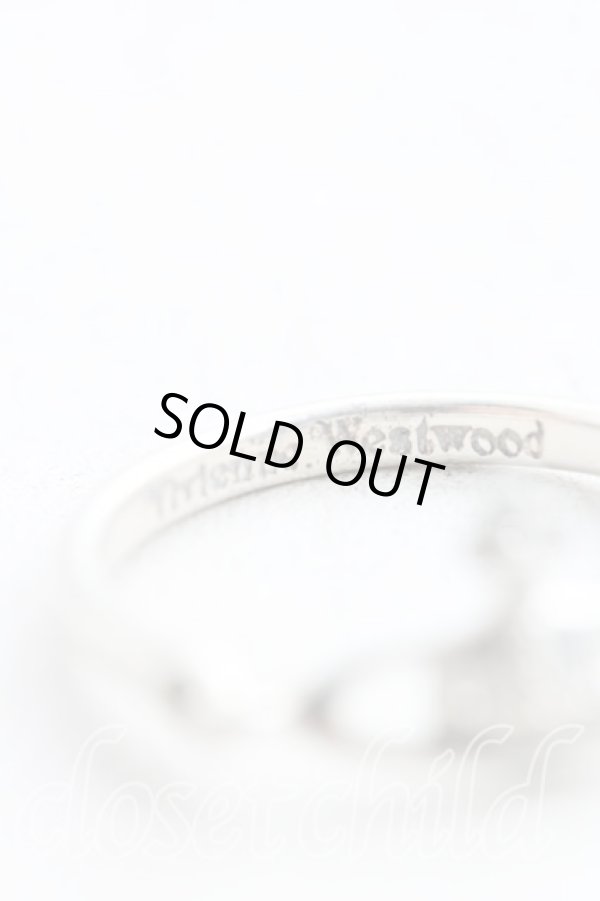 画像4: ヴィヴィアンウエストウッド 中古 / ヴァンドームリング S(12号相当） シルバー  H-26-02-15-109-rg-OD-ZH (4)