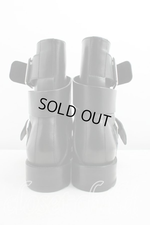 画像4: ヴィヴィアンウエストウッド 中古 / ALEXブーツ 37（23.5cm相当） 黒  H-26-02-15-110-sh-OD-ZH (4)