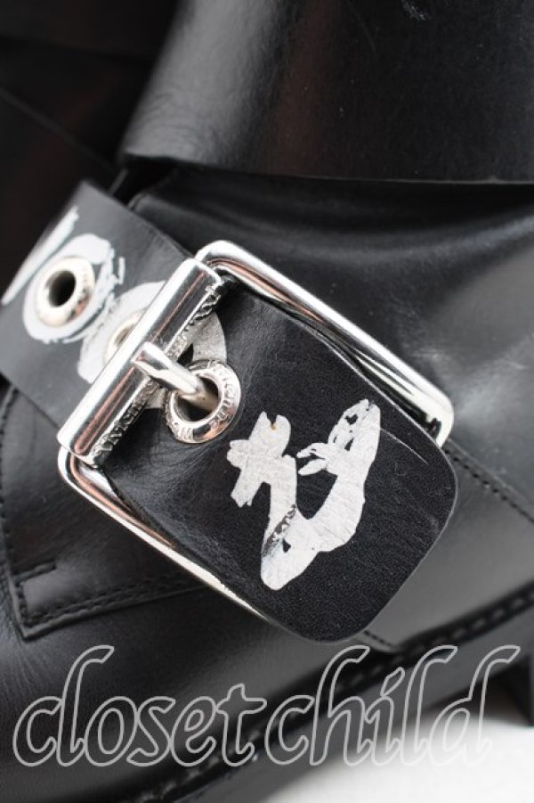 画像6: ヴィヴィアンウエストウッド 中古 / ALEXブーツ 37（23.5cm相当） 黒  H-26-02-15-110-sh-OD-ZH (6)