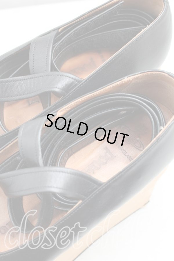 画像7: ヴィヴィアンウエストウッド 中古 / ロキンホースバレリーナ UK6位（24.5cm相当） 黒  H-26-02-15-111-sh-OD-ZH (7)